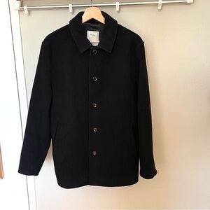 Percival Black Pea Coat